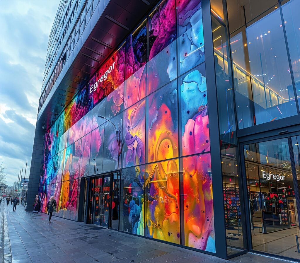 Kirakat, üzlet, portál reklámtechnika - dekoráció