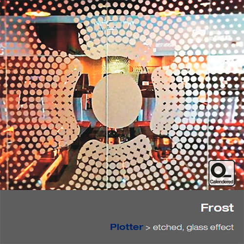 homokfújt hatású vágható poltterfólia