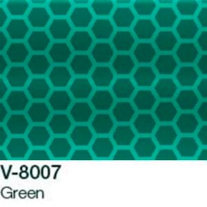 mikroprizmás fényvisszaverő zöld fólia